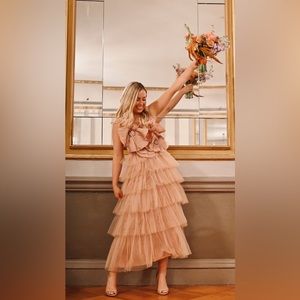 Beautiful Flower Anthropologie Dress!